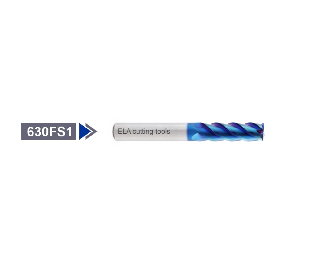 4 Ağızlı Sert Malzeme Köşe Radyüslü Karbür Parmak Freze (nACo Blue)